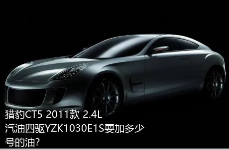 猎豹CT5 2011款 2.4L汽油四驱YZK1030E1S要加多少号的油？