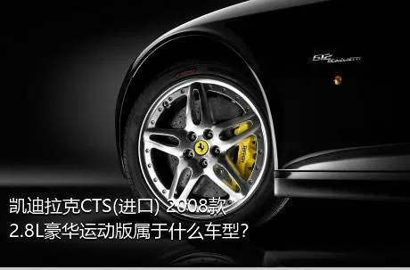 凯迪拉克CTS(进口) 2008款 2.8L豪华运动版属于什么车型？