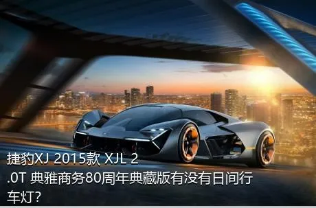 捷豹XJ 2015款 XJL 2.0T 典雅商务80周年典藏版有没有日间行车灯？