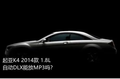 起亚K4 2014款 1.8L 自动DLX能放MP3吗？