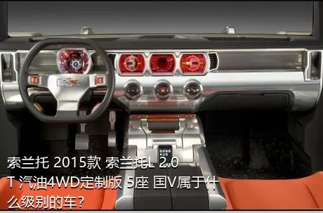 索兰托 2015款 索兰托L 2.0T 汽油4WD定制版 5座 国V属于什么级别的车？