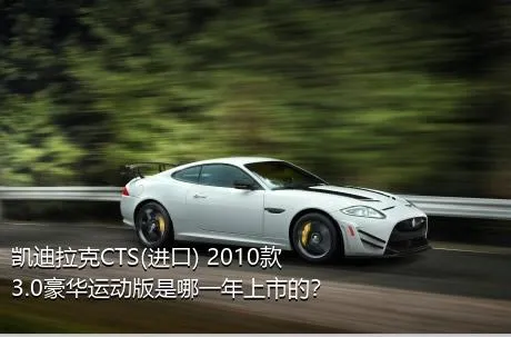 凯迪拉克CTS(进口) 2010款 3.0豪华运动版是哪一年上市的？