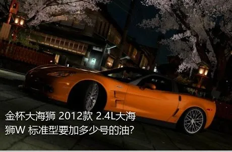 金杯大海狮 2012款 2.4L大海狮W 标准型要加多少号的油？