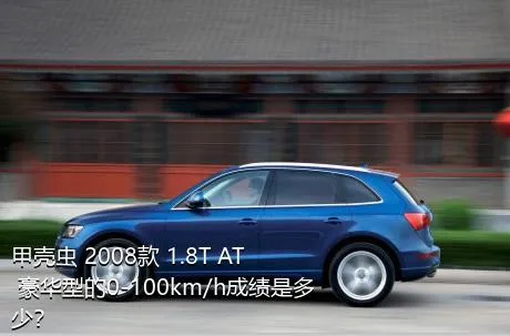 甲壳虫 2008款 1.8T AT 豪华型的0-100km/h成绩是多少？