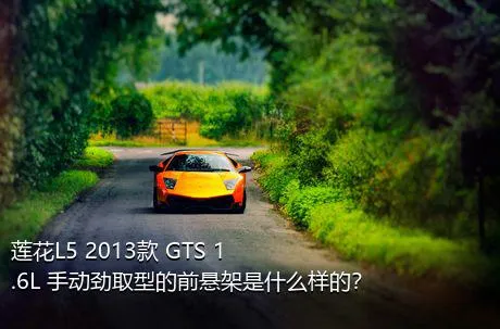 莲花L5 2013款 GTS 1.6L 手动劲取型的前悬架是什么样的？