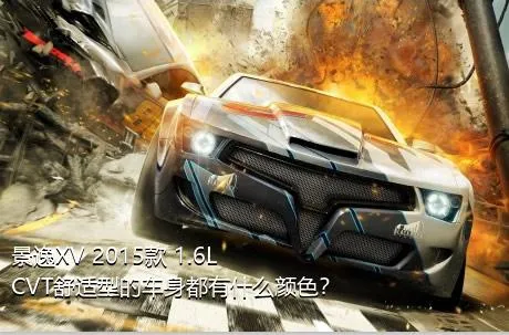 景逸XV 2015款 1.6L CVT舒适型的车身都有什么颜色？