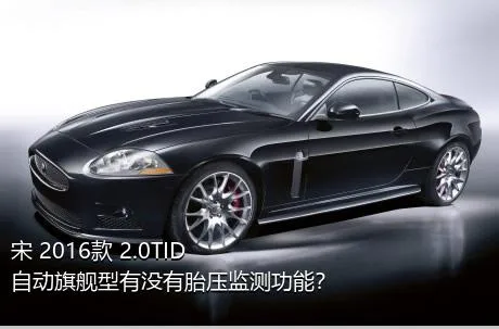 宋 2016款 2.0TID 自动旗舰型有没有胎压监测功能？