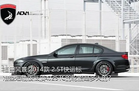 福田风景 2014款 2.5T快运标准型短轴版低顶4J25TC的轮胎是多大的？