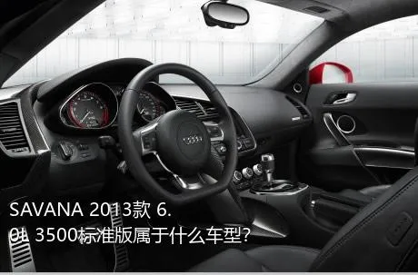 SAVANA 2013款 6.0L 3500标准版属于什么车型？