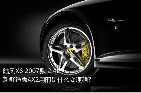 陆风X6 2007款 2.4L 新舒适版4X2用的是什么变速箱？