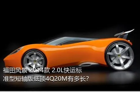 福田风景 2014款 2.0L快运标准型短轴版低顶4Q20M有多长？