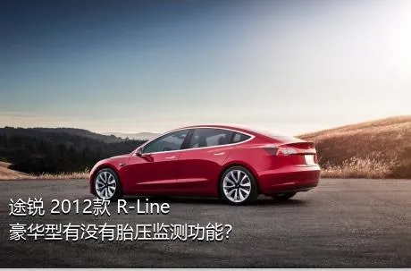 途锐 2012款 R-Line 豪华型有没有胎压监测功能？