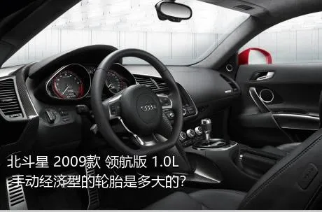 北斗星 2009款 领航版 1.0L 手动经济型的轮胎是多大的？