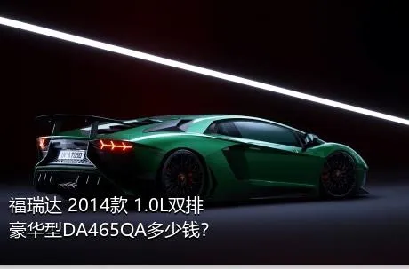 福瑞达 2014款 1.0L双排 豪华型DA465QA多少钱？