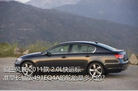 福田风景 2011款 2.0L快运标准型长轴版491EQ4A的轮胎是多大的？