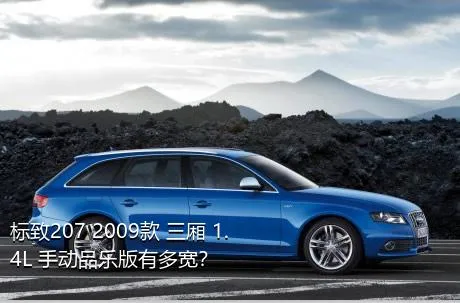 标致207 2009款 三厢 1.4L 手动品乐版有多宽？