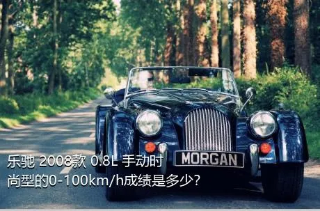 乐驰 2008款 0.8L 手动时尚型的0-100km/h成绩是多少？