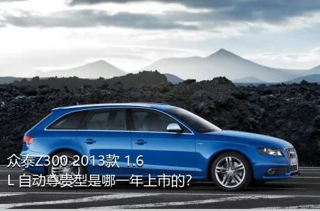 众泰Z300 2013款 1.6L 自动尊贵型是哪一年上市的？