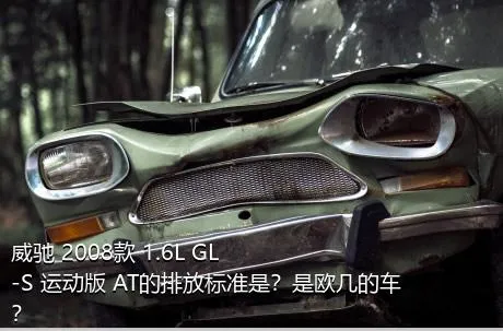 威驰 2008款 1.6L GL-S 运动版 AT的排放标准是？是欧几的车？