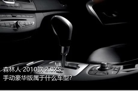 森林人 2010款 2.0XS 手动豪华版属于什么车型？