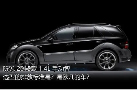 昕锐 2015款 1.4L 手动智选型的排放标准是？是欧几的车？