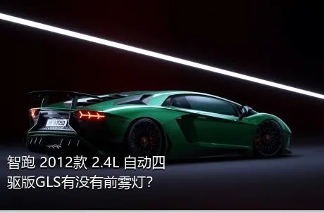 智跑 2012款 2.4L 自动四驱版GLS有没有前雾灯？