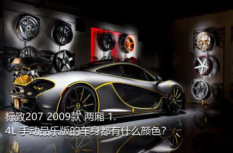 标致207 2009款 两厢 1.4L 手动品乐版的车身都有什么颜色？