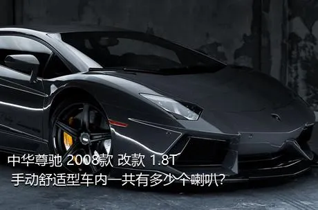 中华尊驰 2008款 改款 1.8T 手动舒适型车内一共有多少个喇叭？