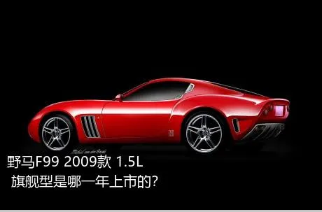 野马F99 2009款 1.5L 旗舰型是哪一年上市的？