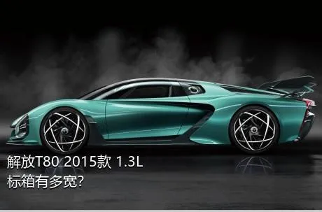 解放T80 2015款 1.3L标箱有多宽？