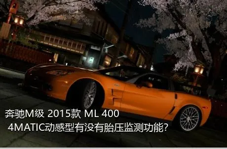 奔驰M级 2015款 ML 400 4MATIC动感型有没有胎压监测功能？