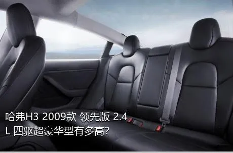 哈弗H3 2009款 领先版 2.4L 四驱超豪华型有多高？