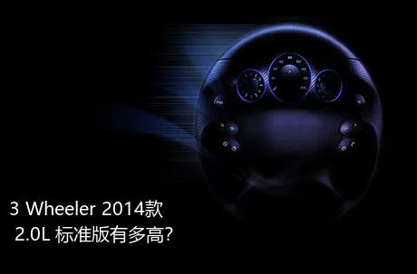 3 Wheeler 2014款 2.0L 标准版有多高？