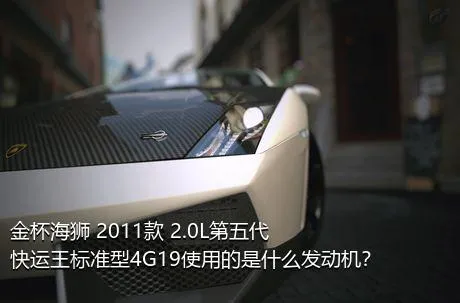 金杯海狮 2011款 2.0L第五代快运王标准型4G19使用的是什么发动机？