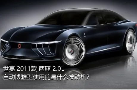 世嘉 2011款 两厢 2.0L 自动博雅型使用的是什么发动机？