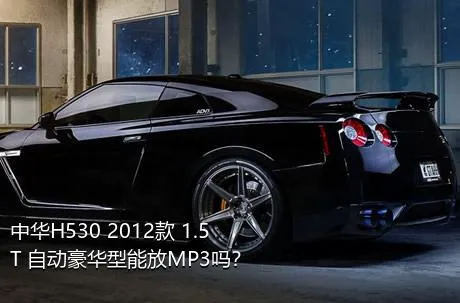 中华H530 2012款 1.5T 自动豪华型能放MP3吗？