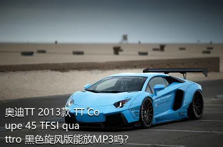 奥迪TT 2013款 TT Coupe 45 TFSI quattro 黑色旋风版能放MP3吗？