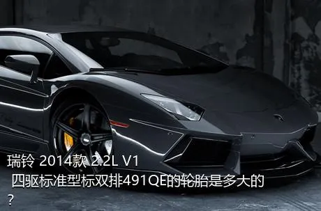 瑞铃 2014款 2.2L V1 四驱标准型标双排491QE的轮胎是多大的？