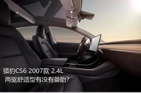 猎豹CS6 2007款 2.4L 两驱舒适型有没有备胎？