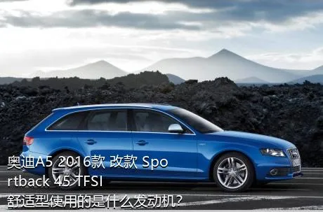 奥迪A5 2016款 改款 Sportback 45 TFSI 舒适型使用的是什么发动机？