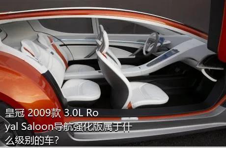 皇冠 2009款 3.0L Royal Saloon导航强化版属于什么级别的车？