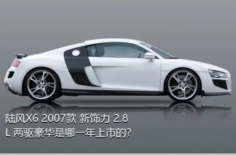 陆风X6 2007款 新饰力 2.8L 两驱豪华是哪一年上市的？