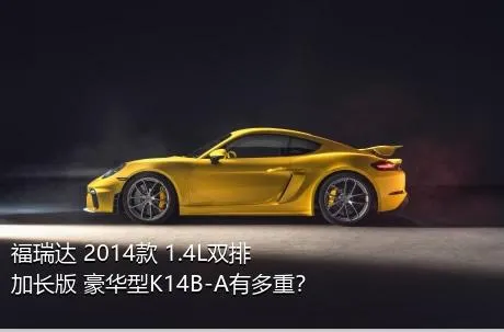 福瑞达 2014款 1.4L双排 加长版 豪华型K14B-A有多重？