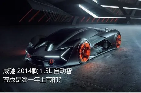 威驰 2014款 1.5L 自动智尊版是哪一年上市的？