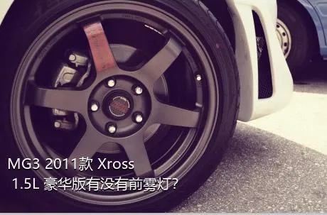 MG3 2011款 Xross 1.5L 豪华版有没有前雾灯？