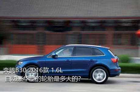 奔腾B30 2016款 1.6L 自动豪华型的轮胎是多大的？