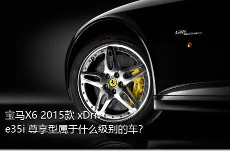 宝马X6 2015款 xDrive35i 尊享型属于什么级别的车？