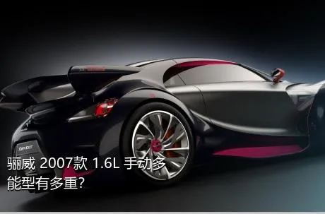 骊威 2007款 1.6L 手动多能型有多重？