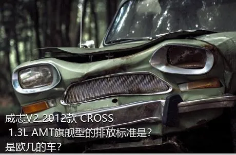 威志V2 2012款 CROSS 1.3L AMT旗舰型的排放标准是？是欧几的车？