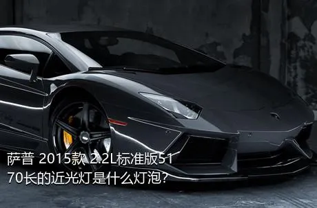 萨普 2015款 2.2L标准版5170长的近光灯是什么灯泡？